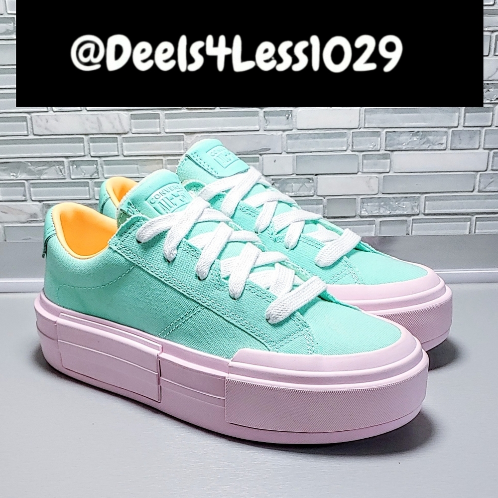 Converse Chuck Taylor All Star Cruise Low Womens Size 7.5 Aqua Summit Pink - Picture 3 of 6